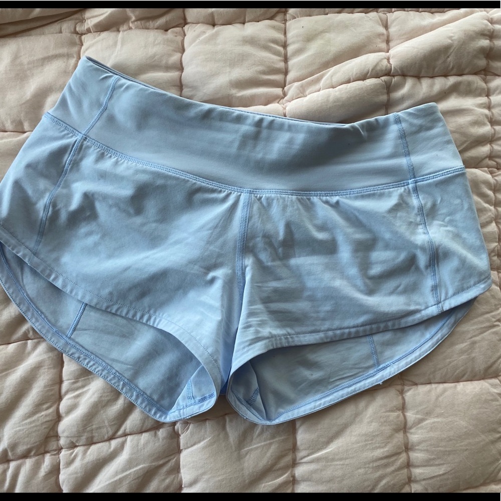 Blue speed up shorts